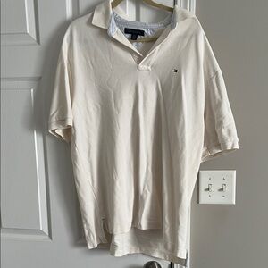Tommy Hilfiger Cotton White Polo Shirt